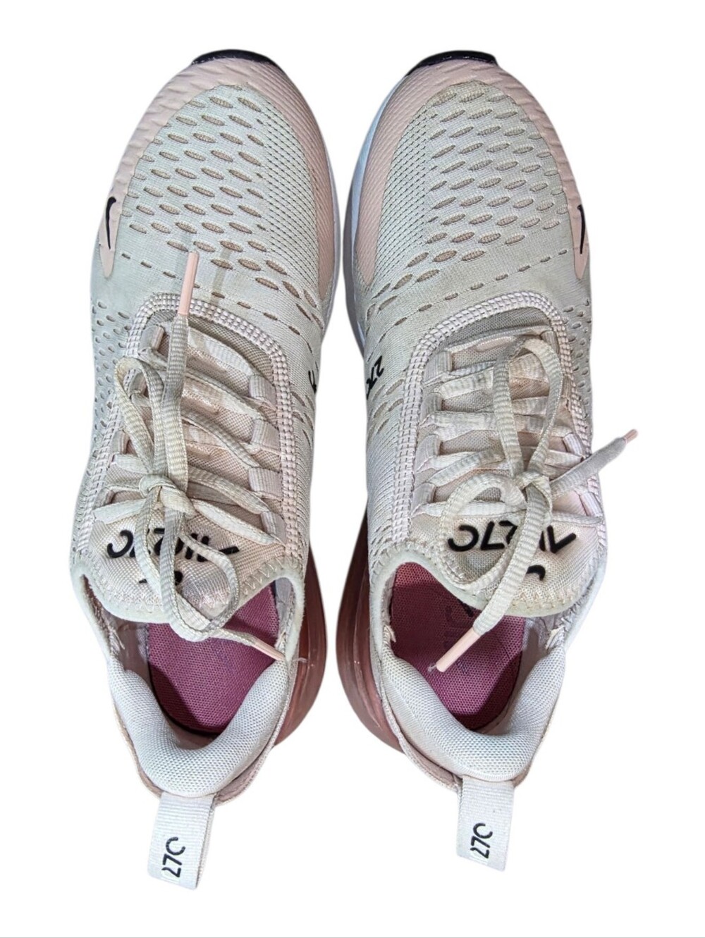 Nike Air Max 270 Soft Pink Oxford Berry Shoes AH6789-604 Women's Sneaker Size 8 - Picture 4 of 7